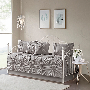 Madison Park Leila Daybed Set in Dark Grey. View a larger version of this product image.