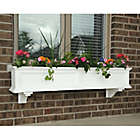 Alternate image 1 for Mayne Fairfield Window Box Decorative Supports in White (Set of 2)