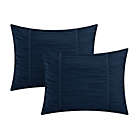 Alternate image 2 for Chic Home Gruyeres 20-Piece Queen Comforter Set in Navy