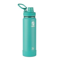 Takeya® Actives 24 oz, Insulated Stainless Steel Water Bottle with Spout Lid in Teal