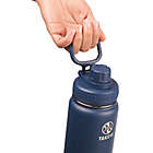 Alternate image 3 for Takeya&reg; Actives 24 oz. Insulated Stainless Steel Water Bottle with Spout Lid in Midnight
