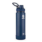 Alternate image 0 for Takeya&reg; Actives 24 oz. Insulated Stainless Steel Water Bottle with Spout Lid in Midnight