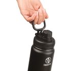 Alternate image 3 for Takeya&reg; Actives 24 oz. Insulated Stainless Steel Water Bottle with Spout Lid in Onyx