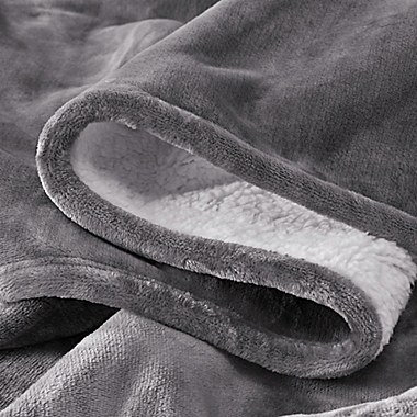 UGG&reg; Avalon Twin Blanket in Charcoal. View a larger version of this product image.