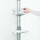 Alternate image 5 for OXO 4-Tier Anodized Aluminum Tension Pole Shower Caddy