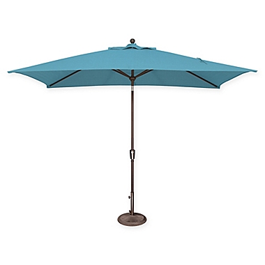 SimplyShade&reg; Catalina 6.6-Foot Rectangular Umbrella in Sunbrella&reg; Canvas Aruba　. View a larger version of this product image.