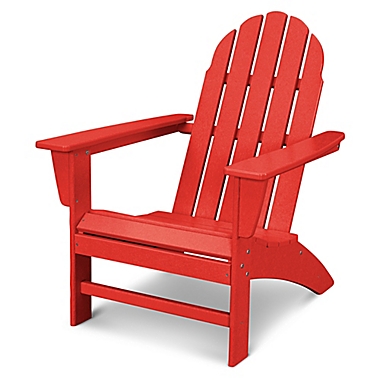 POLYWOOD&reg; Vineyard Adirondack Chair in Sunset Red. View a larger version of this product image.