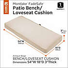 Alternate image 11 for Classic Accessories&reg; Montlake&trade; Fadesafe 54-Inch Patio Bench/Settee Cushion