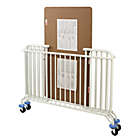 Alternate image 1 for LA Baby&reg; Holiday Portable Folding Crib in White