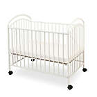 Alternate image 1 for LA Baby&reg; Classic Arched Mini Crib in White