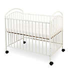 Alternate image 2 for LA Baby&reg; Classic Arched Mini Crib in White