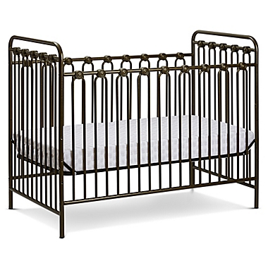LA Baby&reg; Napa 3-in-1 Convertible Crib in Gold. View a larger version of this product image.