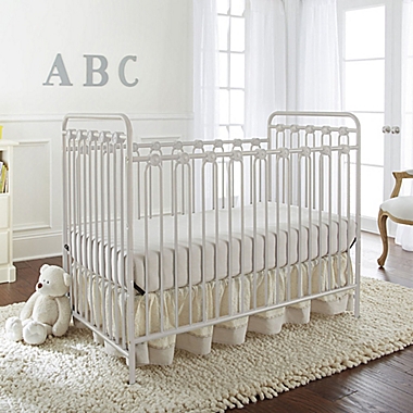 LA Baby&reg; Napa 3-in-1 Convertible Crib in Alabaster. View a larger version of this product image.