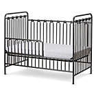 Alternate image 2 for LA Baby&reg; Napa 3-in-1 Convertible Crib in Grey Pebble