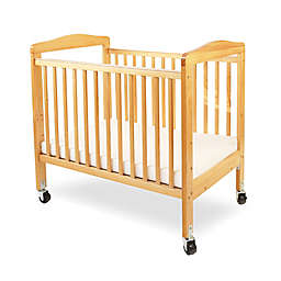 LA Baby® Mini Portable Crib with Clear Panels in Natural