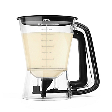 4 Cup Batter Dispenser Clear/Red 