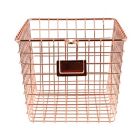 Alternate image 2 for Spectrum Small Metal Storage Basket in Copper