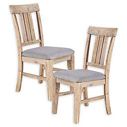 INK+IVY Sonoma Dining Side Chairs in Grey (Set of 2)