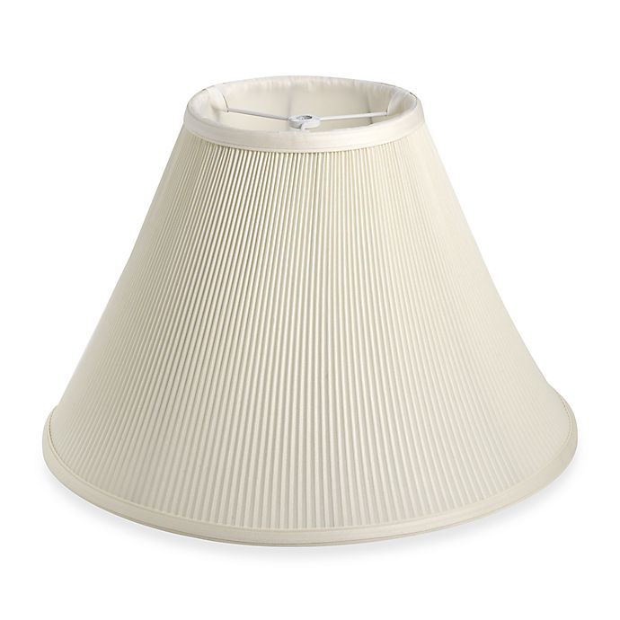 Large 17 Inch Shantung Pleated Drum, Large Drum Lamp Shades
