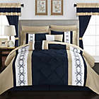 Alternate image 0 for Chic Home Adara 20-Piece King Comforter Set in Navy