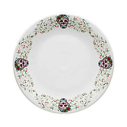 Fiesta® Halloween Sugar Skull Chop Plate in White with Floral Vine Border