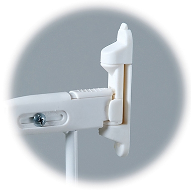 KidCo&reg; Angle Mount Safeway&reg; Gate in White. View a larger version of this product image.
