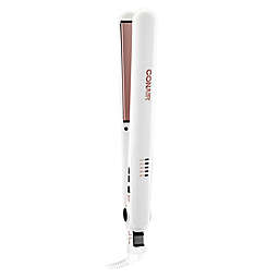 Conair® Double Ceramic™ 1.5-Inch Flat Iron in White/Rose Gold