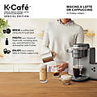 Alternate image 8 for Keurig&reg; K-Cafe&reg; Special Edition Single Serve Coffee, Latte & Cappuccino Maker