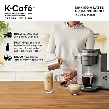 Nickel for sale online Keurig K-Café Special Edition Single Serve Coffee Latte & Cappuccino Maker 
