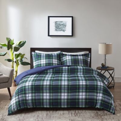 Green Details about   Eddie Bauer Woodland Tartan Comforter Set Twin 