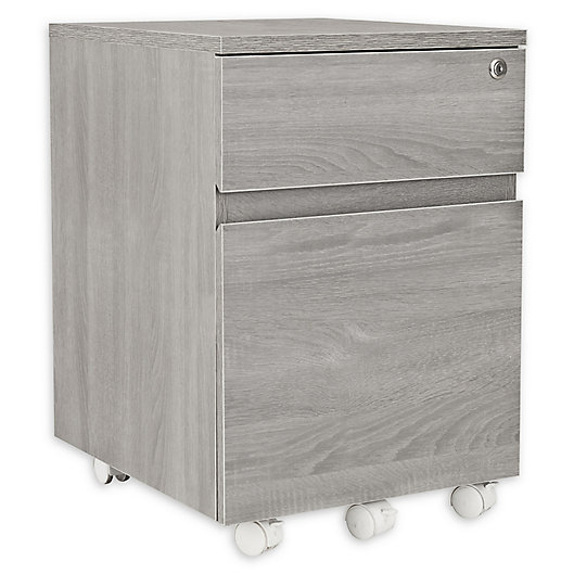 Alternate image 1 for Techni Mobili 2-Drawer Filing Cabinet in Grey