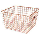 Alternate image 1 for Spectrum&trade; Medium Storage Basket in Copper