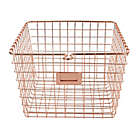 Alternate image 2 for Spectrum&trade; Medium Storage Basket in Copper