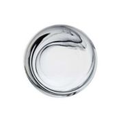 Artisanal Kitchen Supply&reg; Coupe Marbleized Salad Plate in Black/White