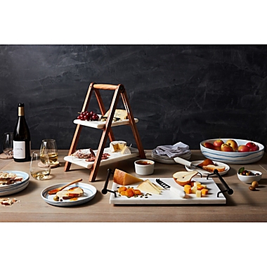 Artisanal Kitchen Supply&reg; 2-Tier Marble Server. View a larger version of this product image.