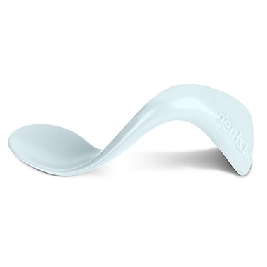 Kizingo Left-Handed Toddler Spoon in Blue. View a larger version of this product image.