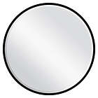 Alternate image 0 for 26-Inch Round Metal Wall Mirror in Black