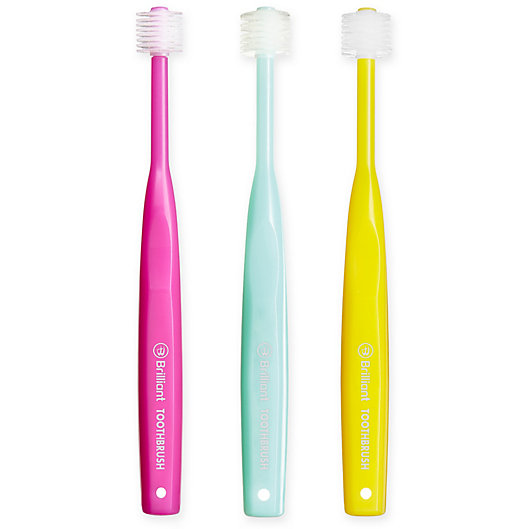 Alternate image 1 for baby buddy Brilliant! 3-Count 360 Stage 5 Toothbrush