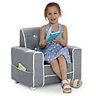 Alternate image 3 for Delta Children&reg; Chelsea Kids Upholstered Chair in Soft Grey