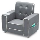 Alternate image 1 for Delta Children&reg; Chelsea Kids Upholstered Chair in Soft Grey
