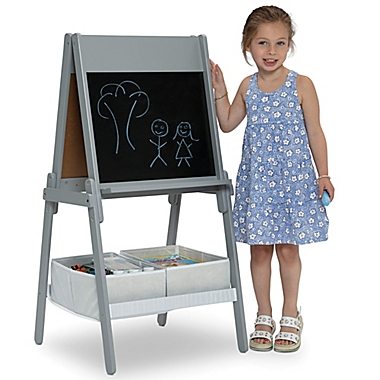 Delta Children&reg; Chelsea Storage Easel with Paper Roll and Magnet. View a larger version of this product image.