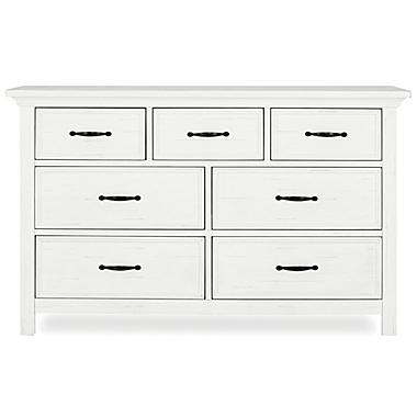 evolur&trade; Belmar 7-Drawer Double Dresser in Weathered White. View a larger version of this product image.