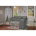 Alternate image 2 for Dream On Me Jayden 4-in-1 Mini Convertible Crib and Changer in Steel Grey