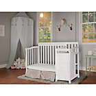 Alternate image 3 for Dream On Me Jayden 4-in-1 Mini Convertible Crib and Changer in White