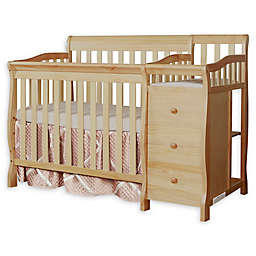 Dream On Me Jayden 4-in-1 Mini Convertible Crib and Changer in Natural