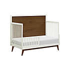 Alternate image 2 for Babyletto Palma 4-in-1 Convertible Crib in White/Walnut