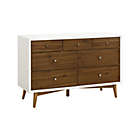Alternate image 2 for Babyletto Palma Nursery Furniture Collection in White/Walnut