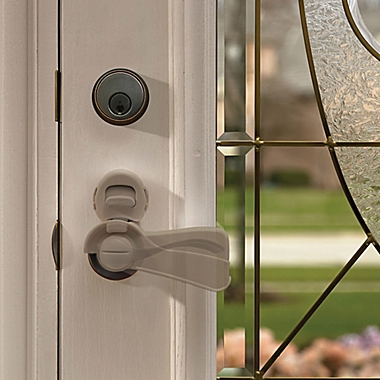 KidCo&reg; Door Lever Lock in Clear. View a larger version of this product image.