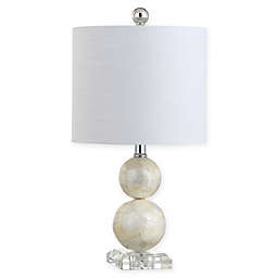JONATHAN Y Bailey 19" Seashell LED Table Lamp in Ivory
