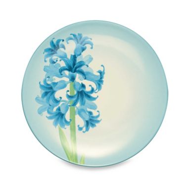 Noritake&reg; Colorwave Floral Accent Plate in Turquoise. View a larger version of this product image.
